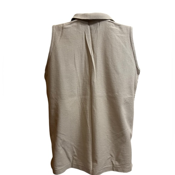Jeep beige sleeveless polo shirt Size M - Picture 2 of 4